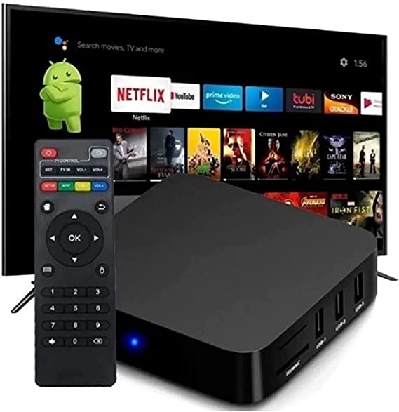 BV Smart BOX Pro 4K 32G+512G Box TV 5G Android 10.1 TV Conversor Digital Para 4K Caixa De TV Adequado Para Disney Netflix HBOmax Spotify Youtube