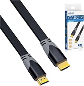 Cabo Hdmi 2.0 4k High Definition 1.5m Achatado Multimídia