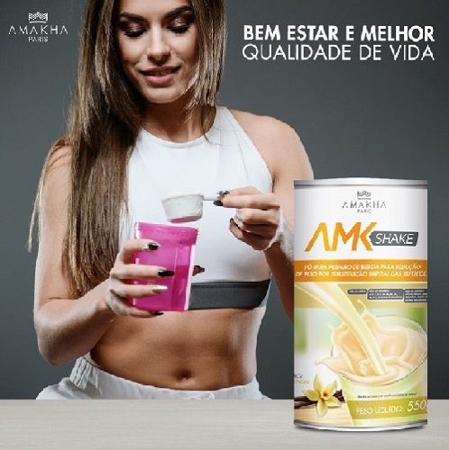 AMK SHAKE BAUNILHA 540g