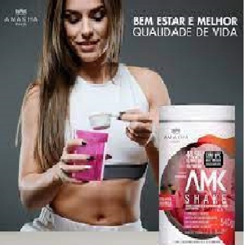 AMK SHAKE - MORANGO - 540g