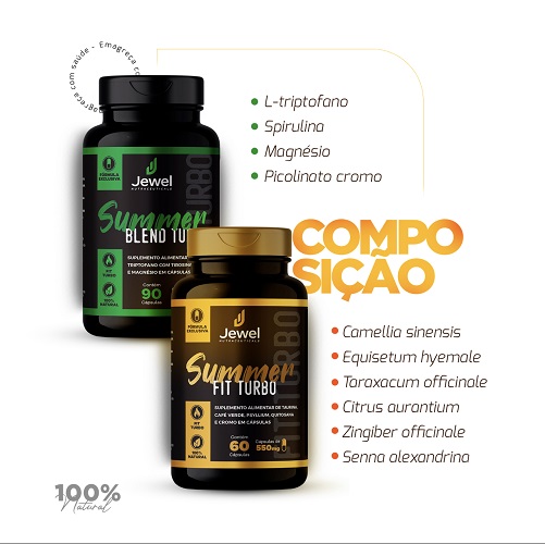 Kit Summer Fit TURBO auxiliar na perca de peso