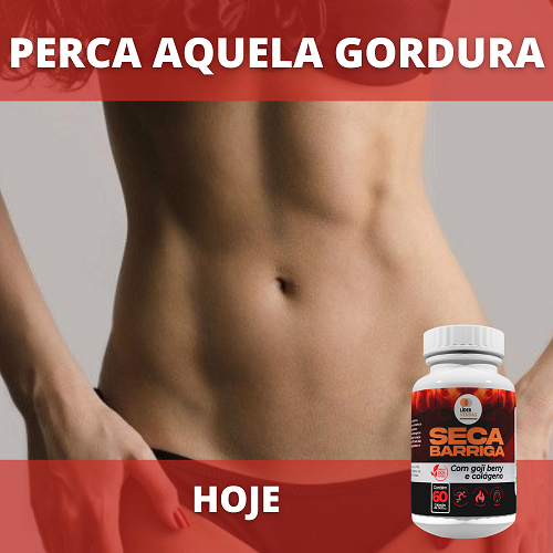 Seca Barriga Caps - Emagrecedor 100% natural