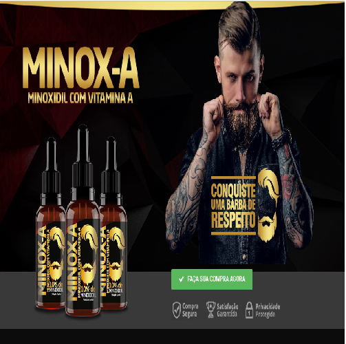 Minox-A 10% - Barba Falha e Calvice 