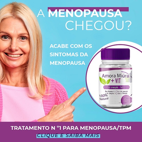 AMORA MIÚRA + VIT - Controle da Menopausa