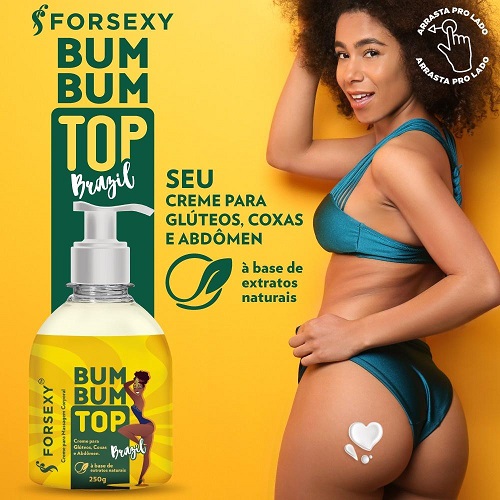 Creme Para Glúteos Bumbum Top 250g - For Sexy