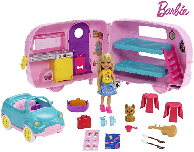 Barbie - Barbie Trailer de Chelsea, Mattel, FXG90, Multicor