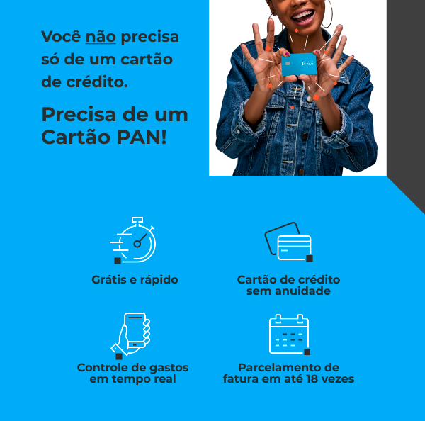 Banco Pan Cartão de credito Empréstimo Negativad...