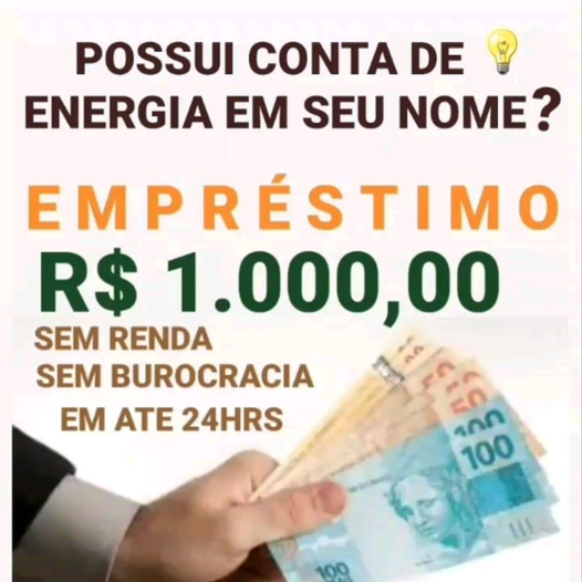 Empréstimo com débito na conta de energia