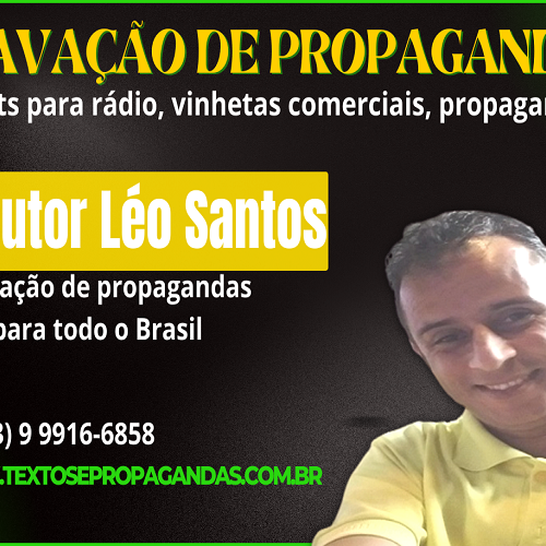 Léo Santos | Locutor comercial gravação de propagandas